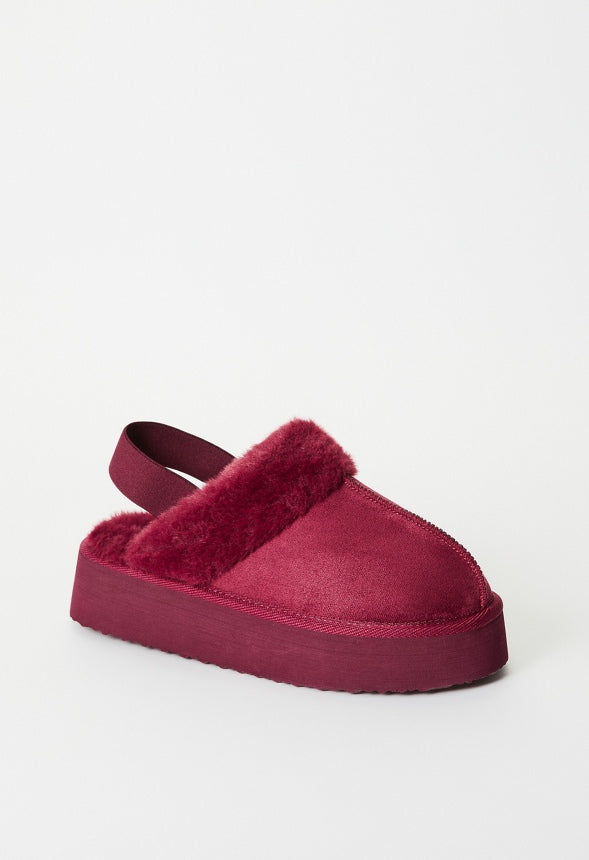 Levaine Fuzzie Mule Tibetan Red