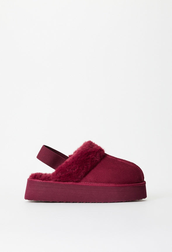 Levaine Fuzzie Mule Tibetan Red