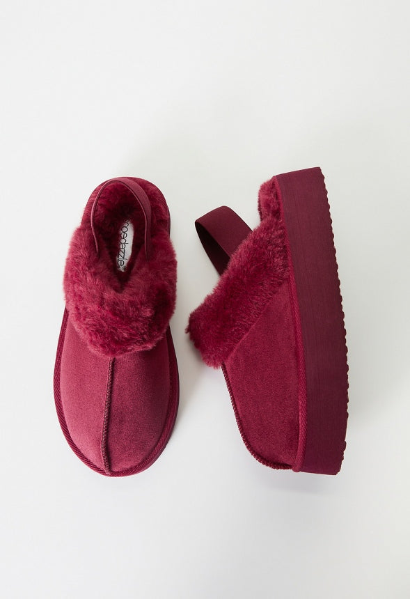 Levaine Fuzzie Mule Tibetan Red