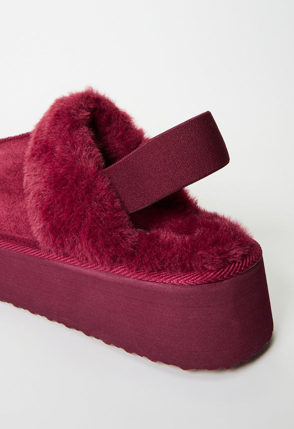Levaine Fuzzie Mule Tibetan Red