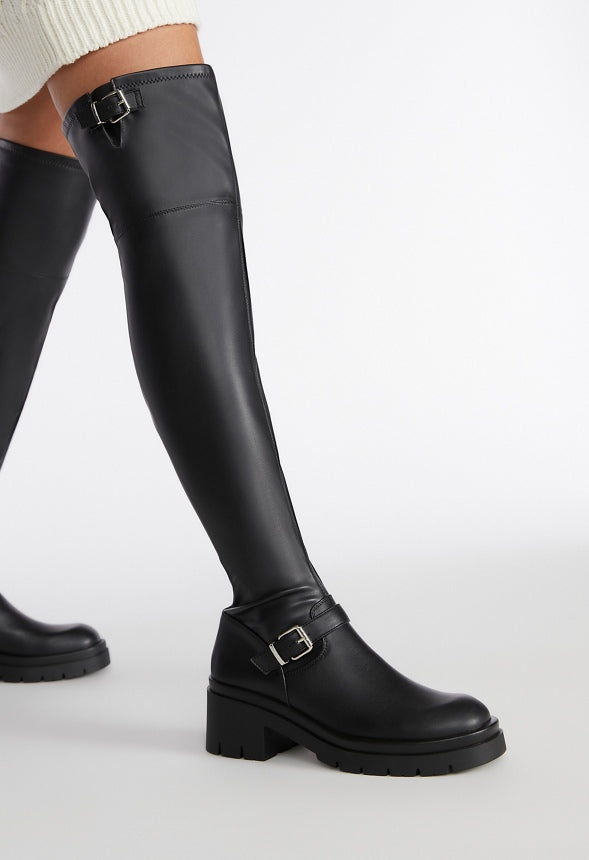 Aerin Flat Boot Black