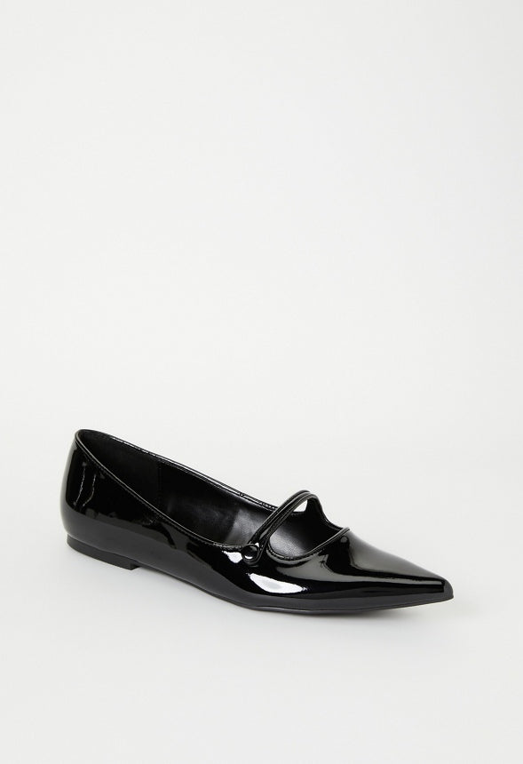 Kelsi Ballet Flat Black