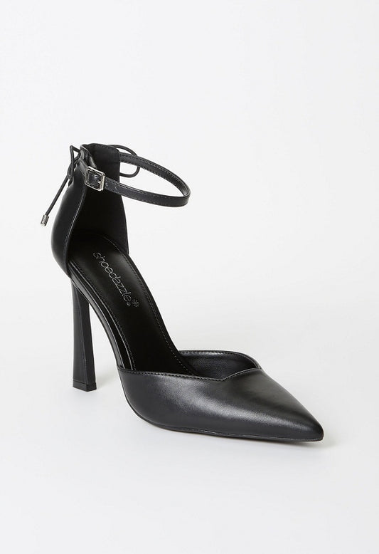 Vittoria Ankle Strap Pump Black
