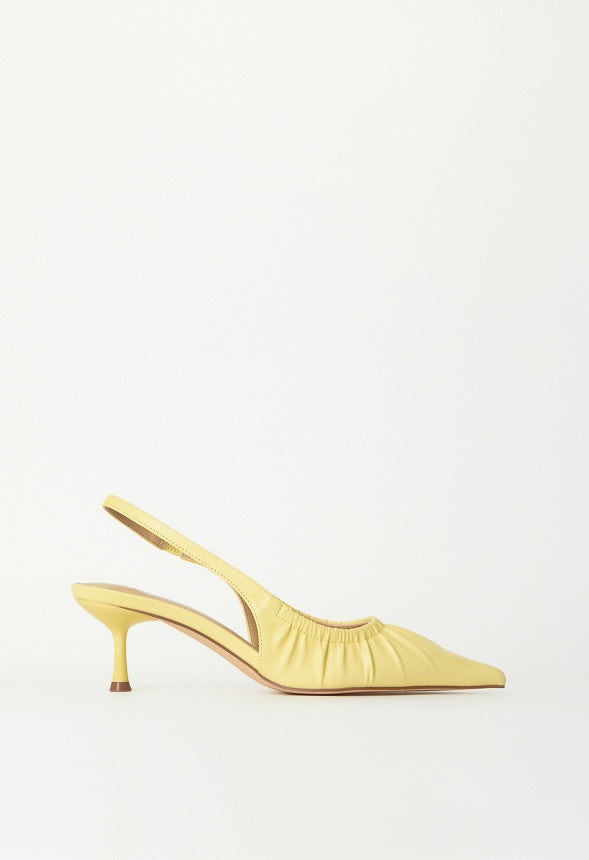Aubrey Slingback Pump Pale Banana