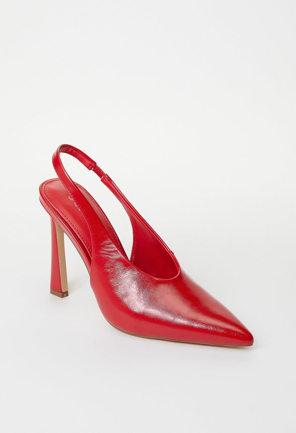 Alaiya Slingback Pump Salsa Red