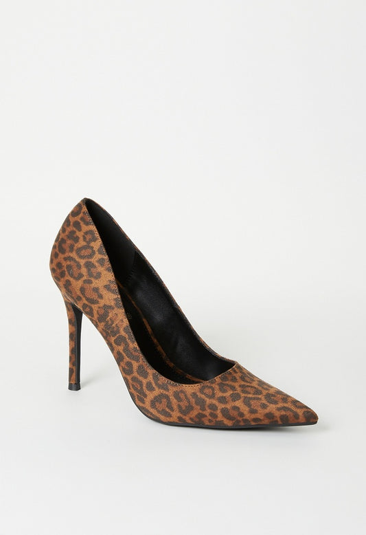 Naomi Classic Pump Brown Leopard
