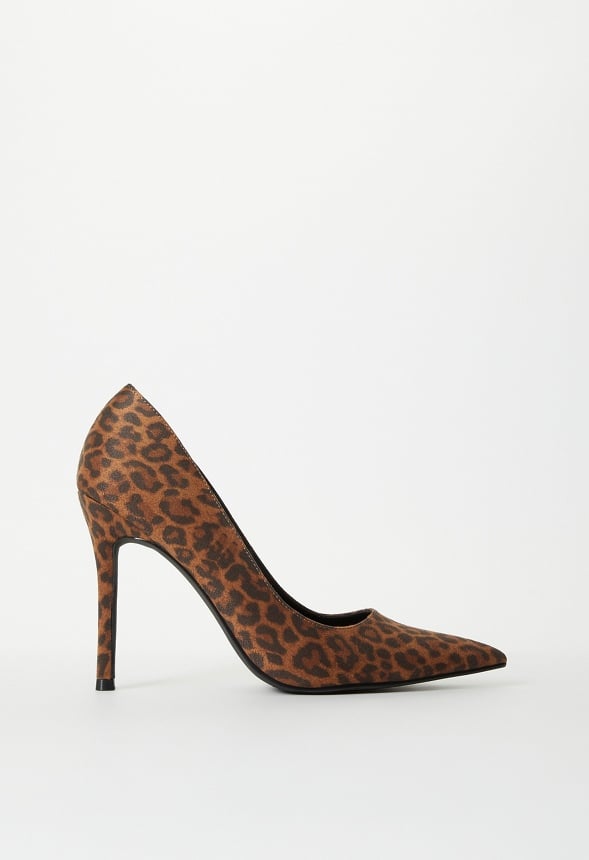 Naomi Classic Pump Brown Leopard