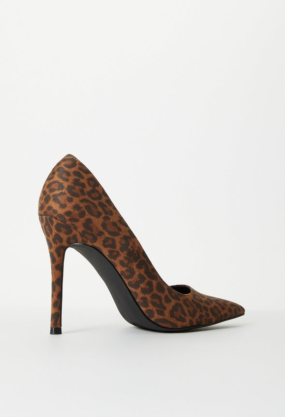 Naomi Classic Pump Brown Leopard