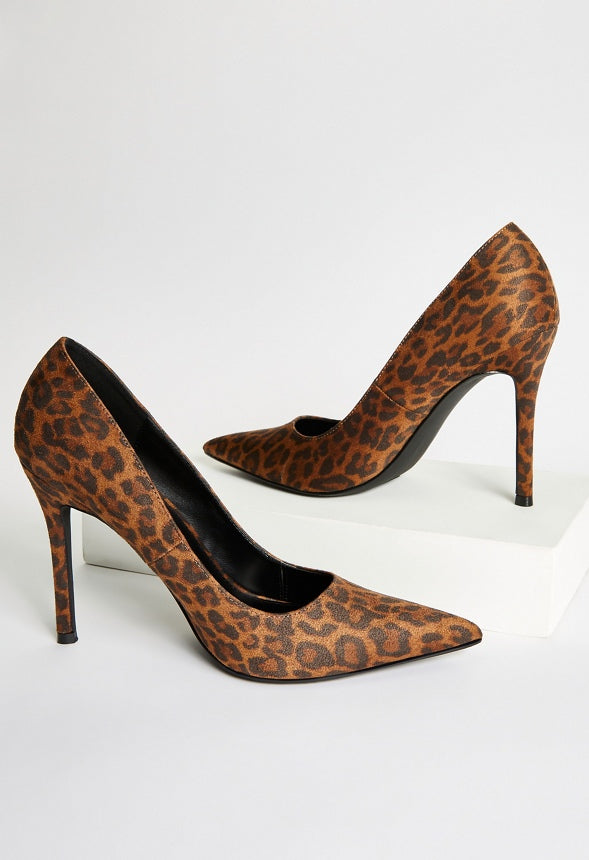 Naomi Classic Pump Brown Leopard