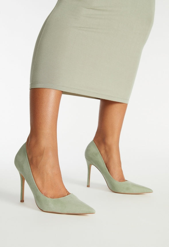 Naomi Classic Pump Seagrass Green