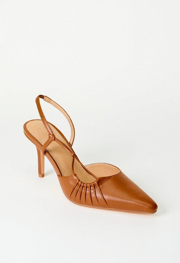 Lorena Slingback Pump Camel