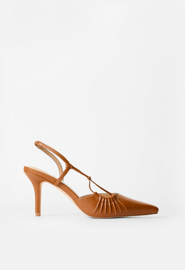 Lorena Slingback Pump Camel