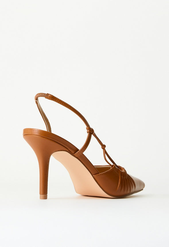Lorena Slingback Pump Camel