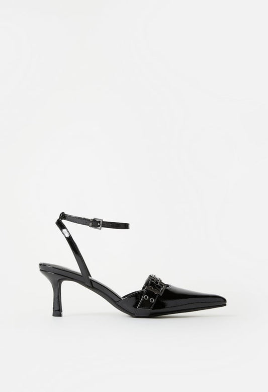 Blakely Ankle Strap Pump Black