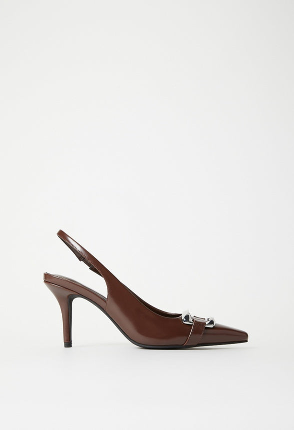 Martina Slingback Pump Chocolate Lab