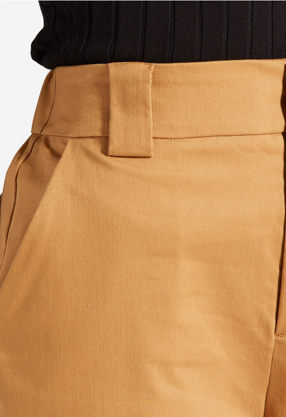 LIGHTWEIGHT RELAXED FIT CARGO JOGGERS Brown Sugar