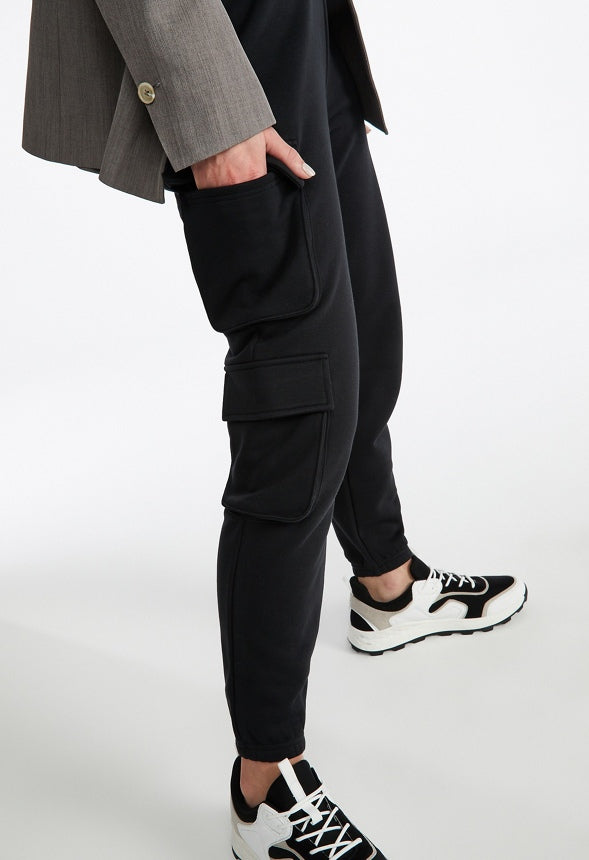 Cargo Knit Jogger Black Caviar