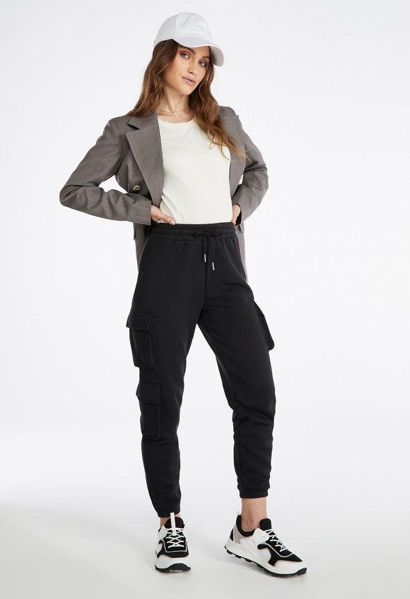 Cargo Knit Jogger Black Caviar