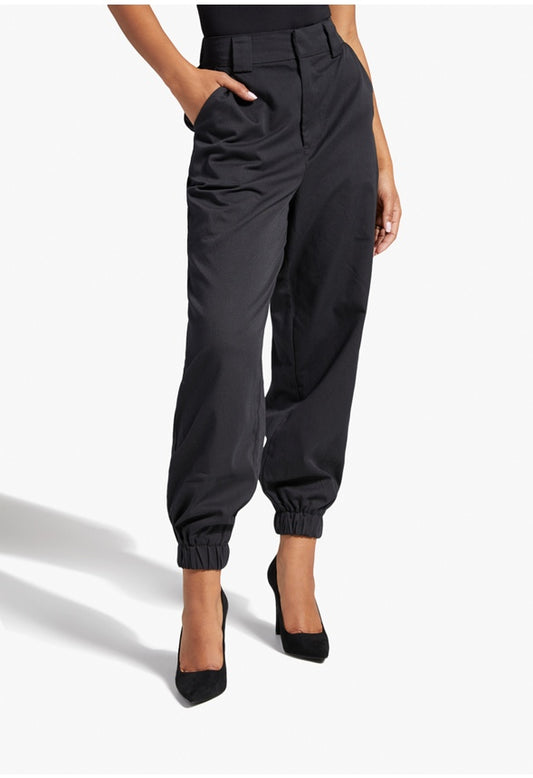 LIGHTWEIGHT RELAXED FIT CARGO JOGGERS Caviar