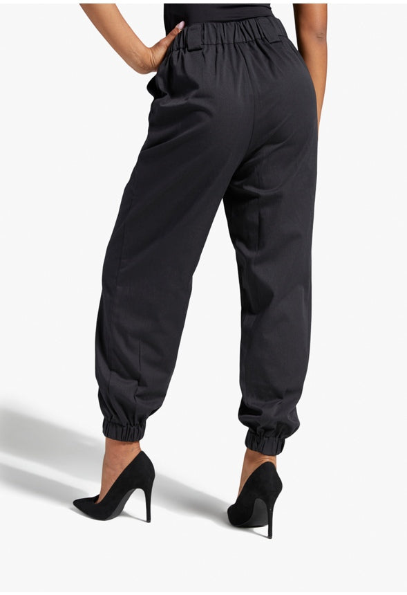 LIGHTWEIGHT RELAXED FIT CARGO JOGGERS Caviar