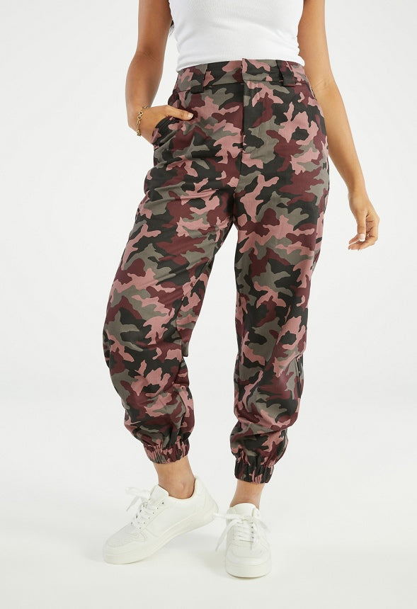 LIGHTWEIGHT RELAXED FIT CARGO JOGGERS Port Royale Camo