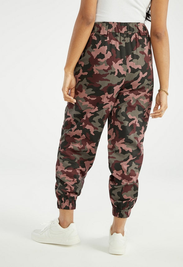 LIGHTWEIGHT RELAXED FIT CARGO JOGGERS Port Royale Camo