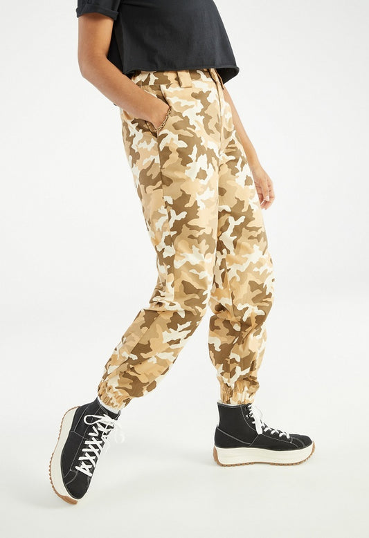 LIGHTWEIGHT RELAXED FIT CARGO JOGGERS Dawn Multi - Camo