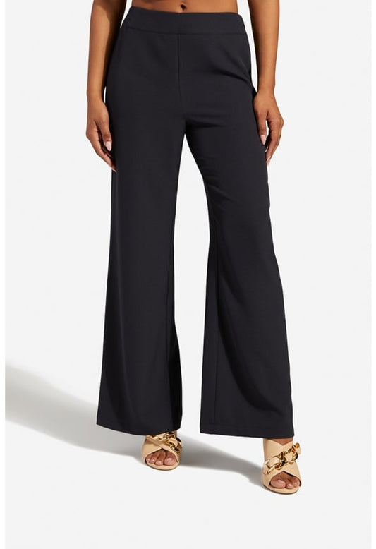 WIDE LEG PANTS Black