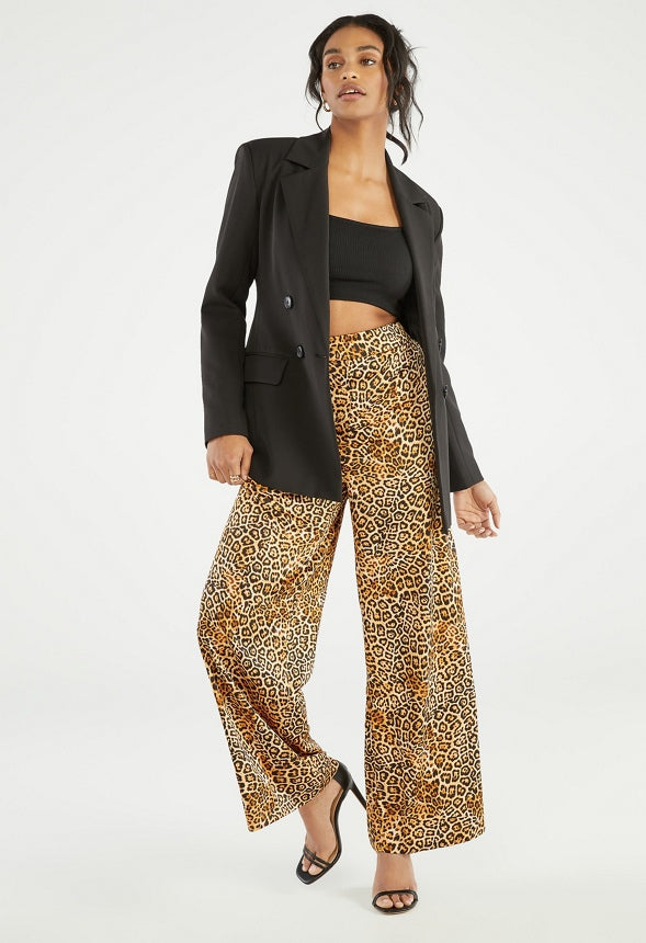 WIDE LEG PALAZZO PANTS Animal