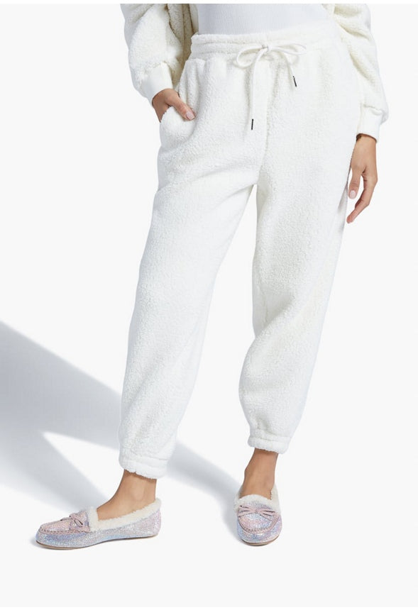 POLAR FLEECE JOGGER Marshmallow
