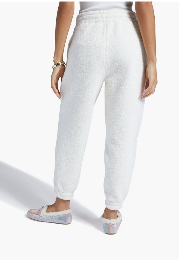 POLAR FLEECE JOGGER Marshmallow