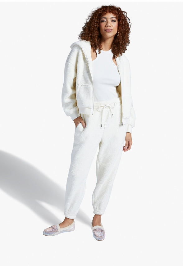 POLAR FLEECE JOGGER Marshmallow