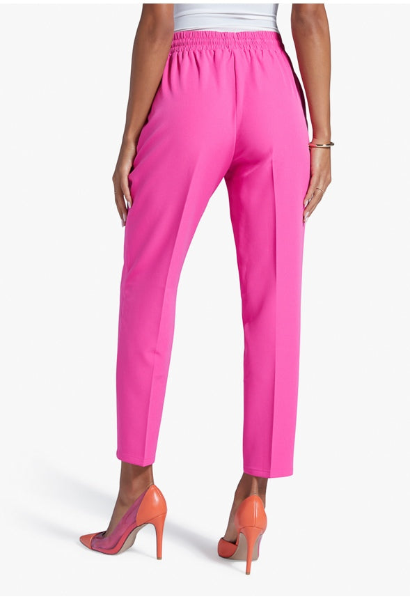 ELASTICATED PANT Fuchsia