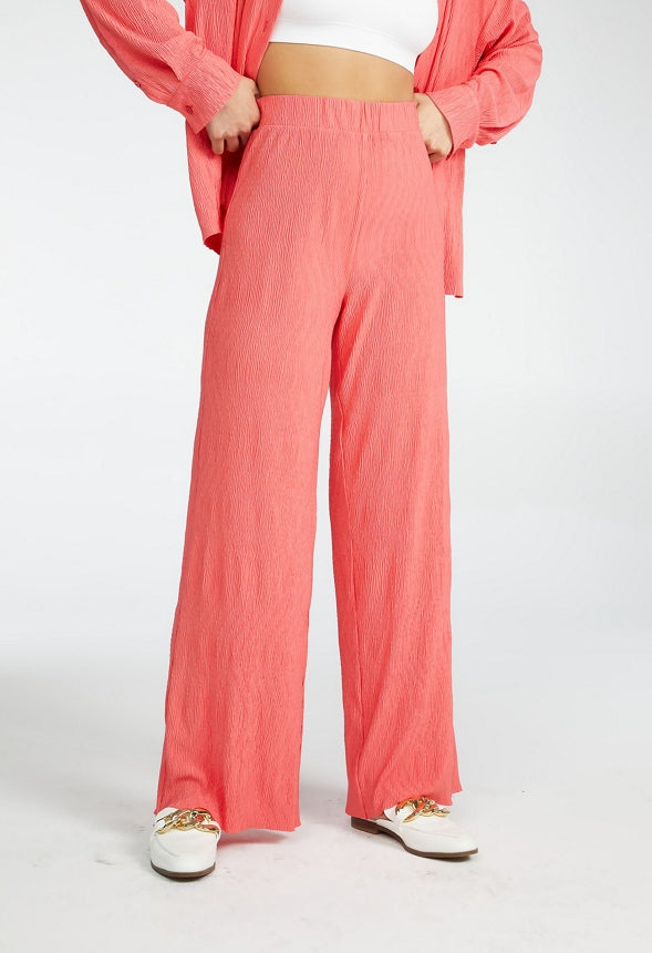 PLISSE PANT Calypso Coral