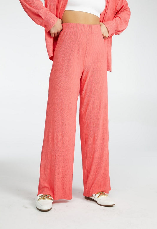 PLISSE PANT Calypso Coral