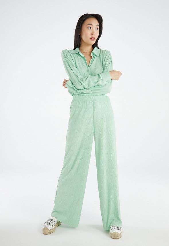 PLISSE PANT Hemlock Green