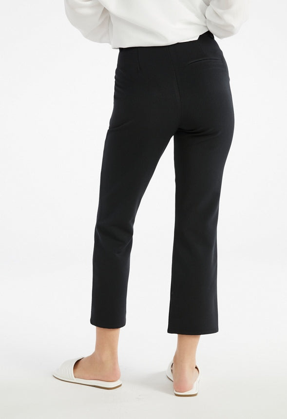 Twill Crop Trouser Black Caviar