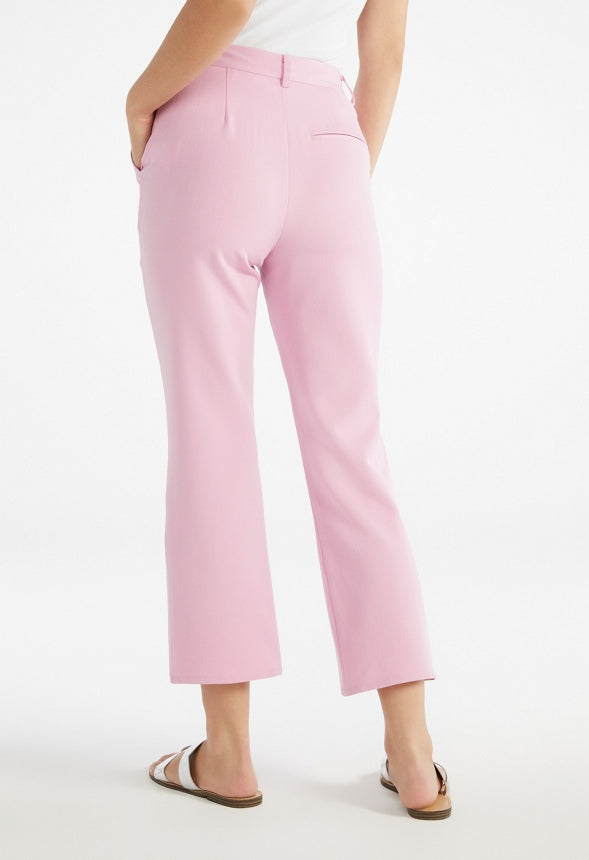 Twill Crop Trouser Moonlite Mauve