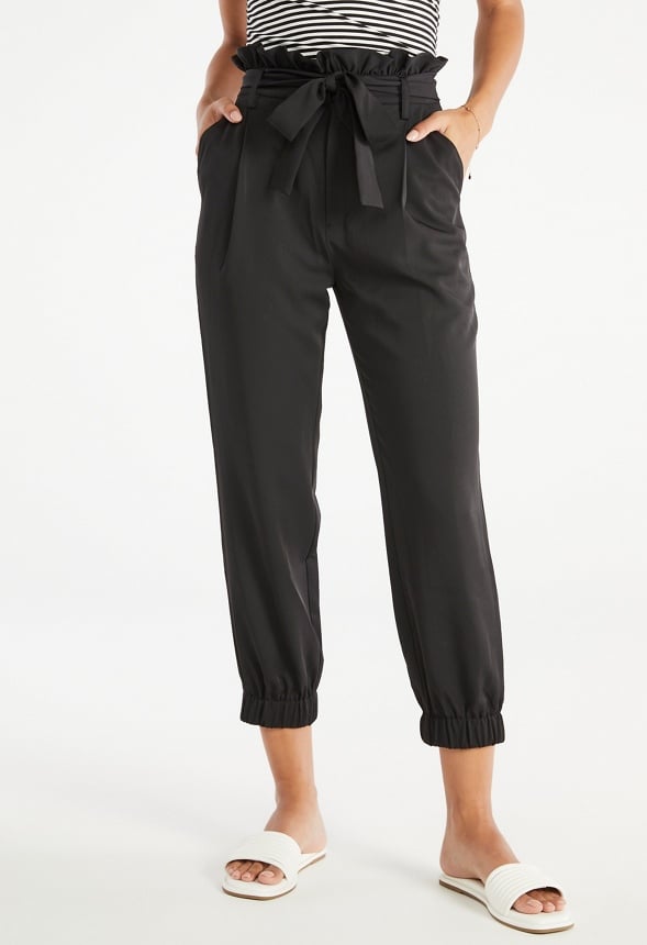 Paperbag Jogger Black Caviar