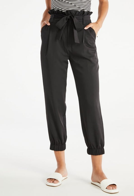Paperbag Jogger Black Caviar