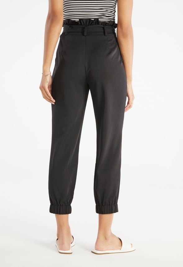 Paperbag Jogger Black Caviar