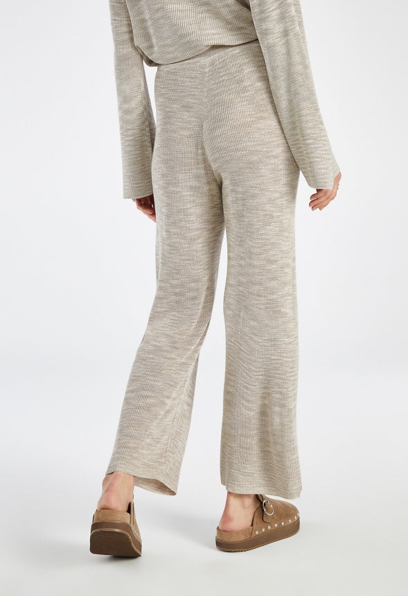 Mid Rise Crop Pants Neutral Spacedye