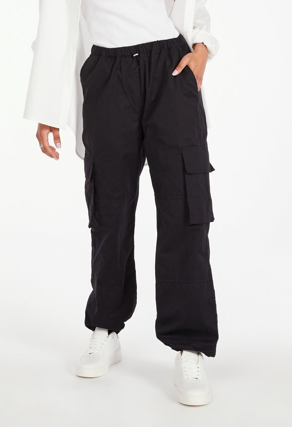 Balloon Cargo Pants Black Caviar