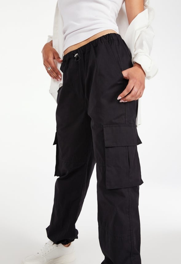 Balloon Cargo Pants Black Caviar