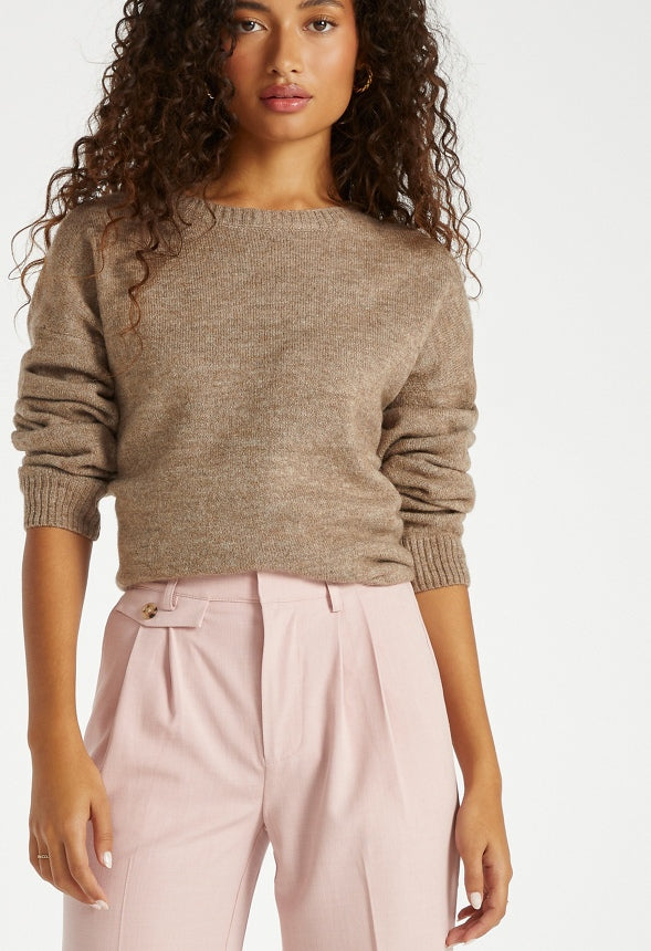 Longline Straight Leg Trousers Pale Mauve