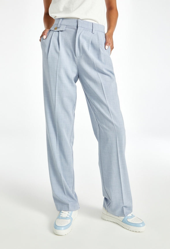 Straight Leg Trousers Coronet Blue