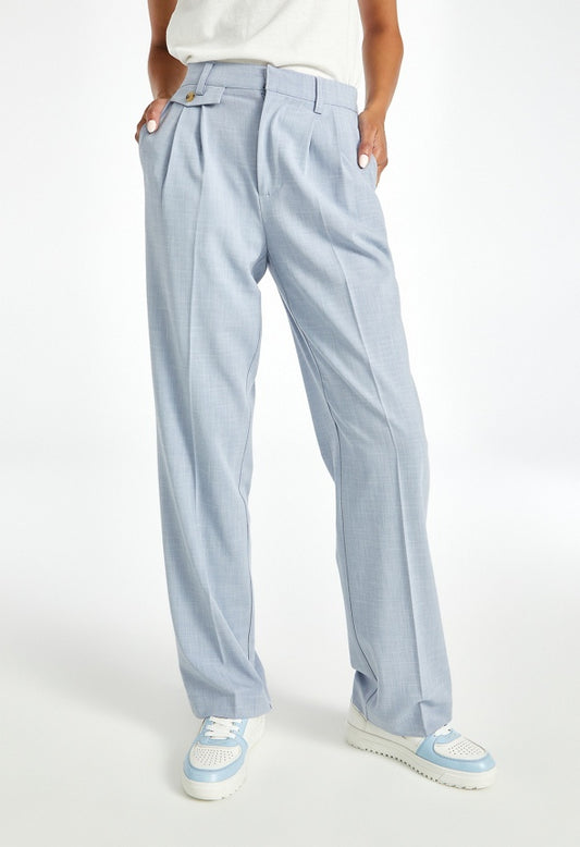 Straight Leg Trousers Coronet Blue