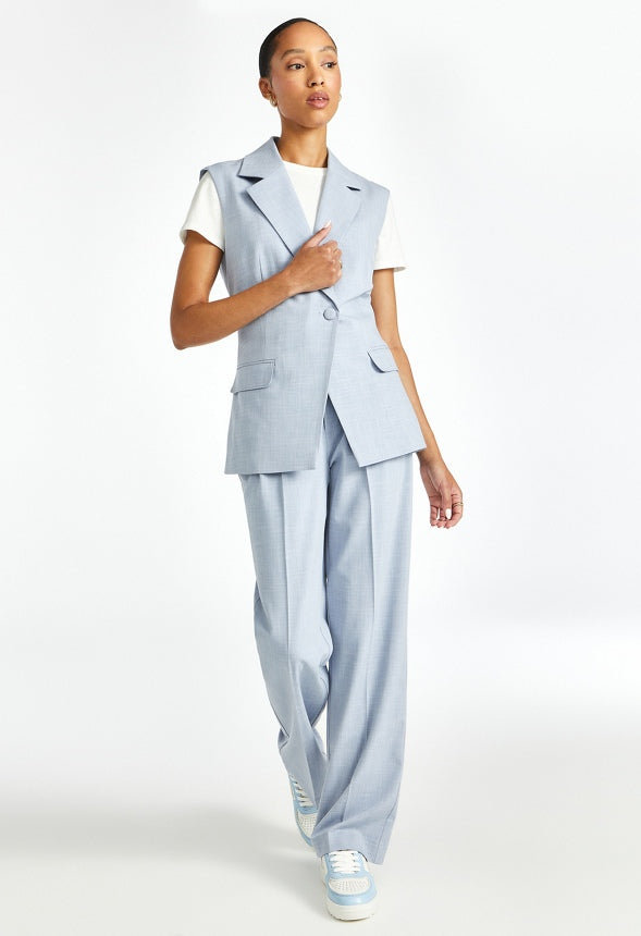 Straight Leg Trousers Coronet Blue