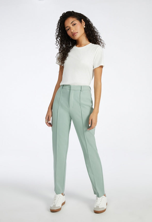 Tapered Crop Trousers Iceberg Green