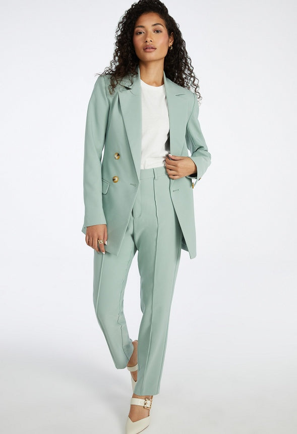 Tapered Crop Trousers Iceberg Green
